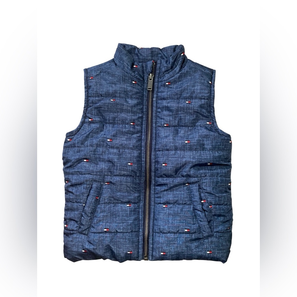 Tommy Hilfiger Navy Quilted Vest